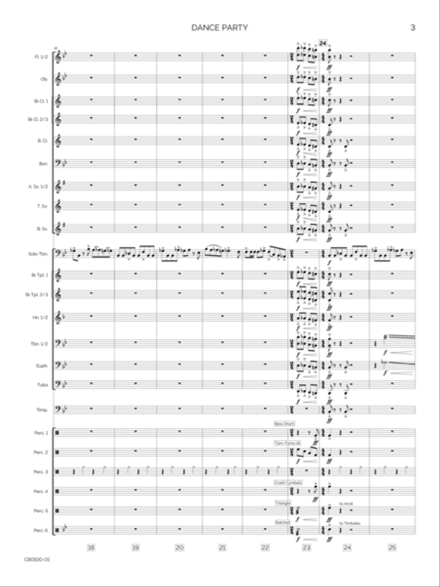 Dance Party (Solo Trombone with Band)