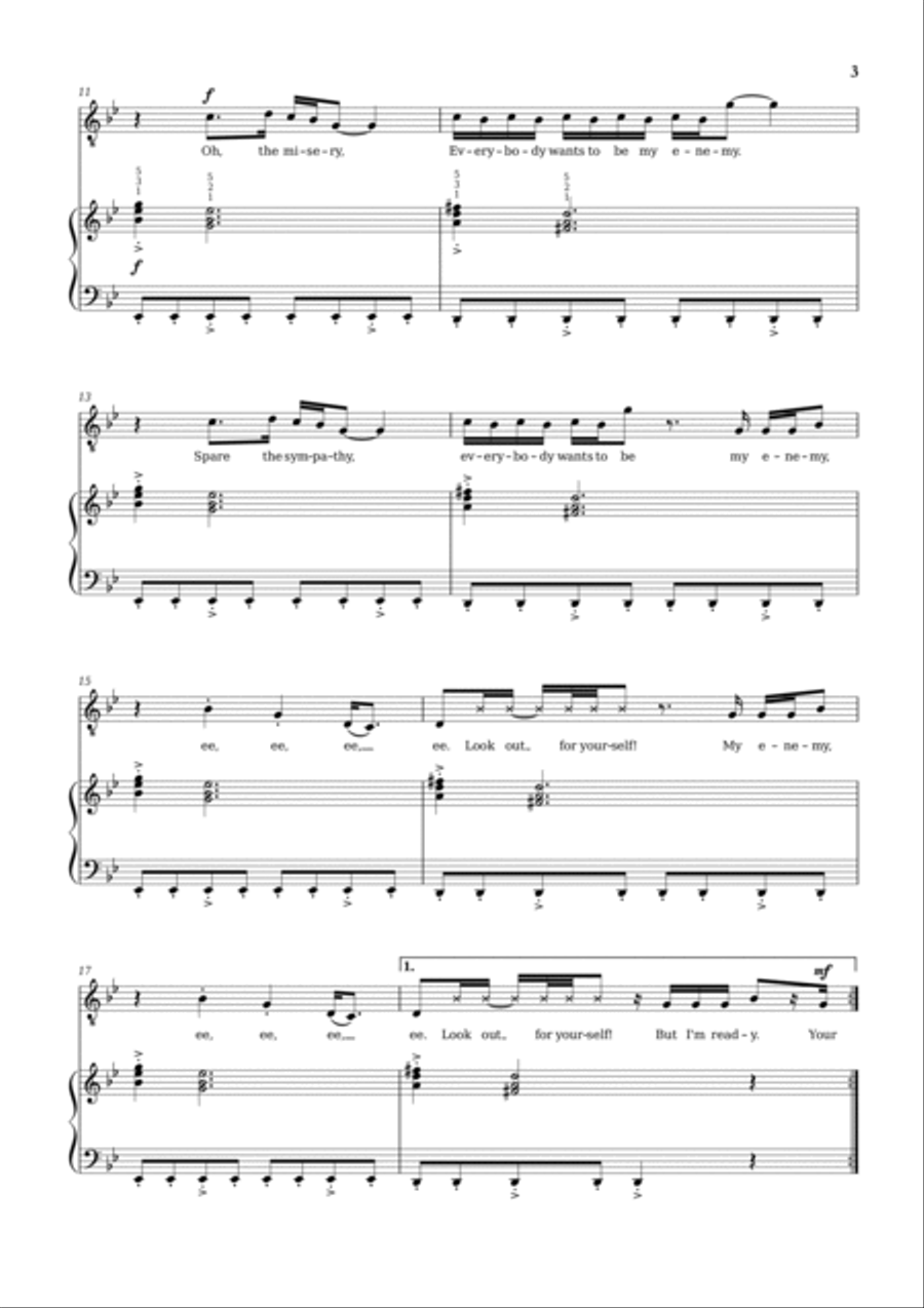 Enemy Voice scores gallery preview page 3