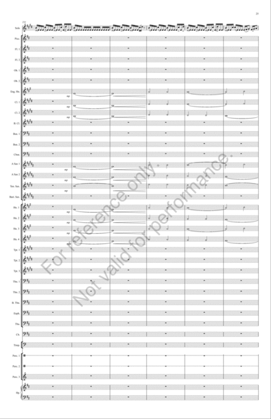 Shenandoah Fantasy Concert Band scores gallery preview page 26