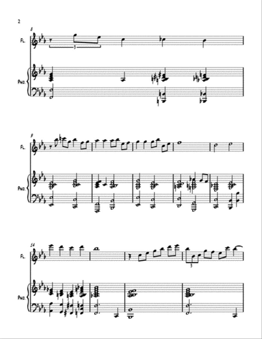 Over The Rainbow (from The Wizard Of Oz) Flute Solo scores gallery preview page 2