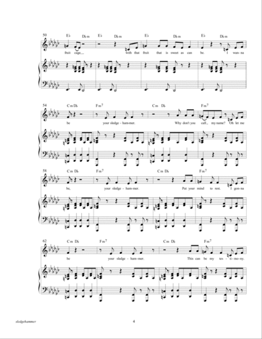 Sledgehammer Voice scores gallery preview page 6