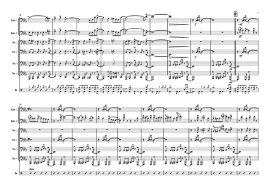 Birdland Brass Ensemble scores gallery preview page 5
