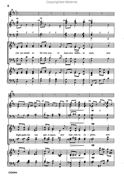 Come Teach Us, Spirit of Our God - Choral Full Score
