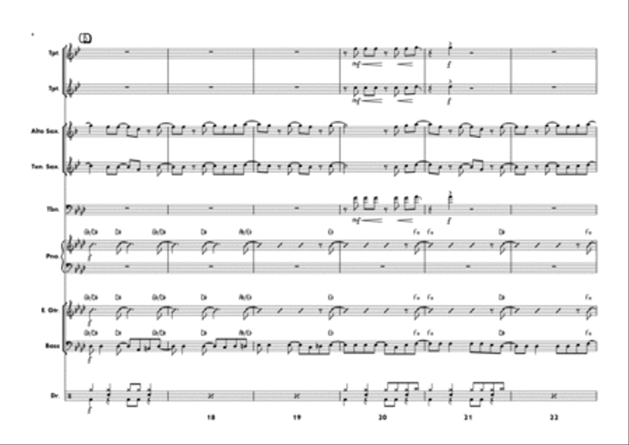 You Can't Stop The Beat Small Ensemble scores gallery preview page 4