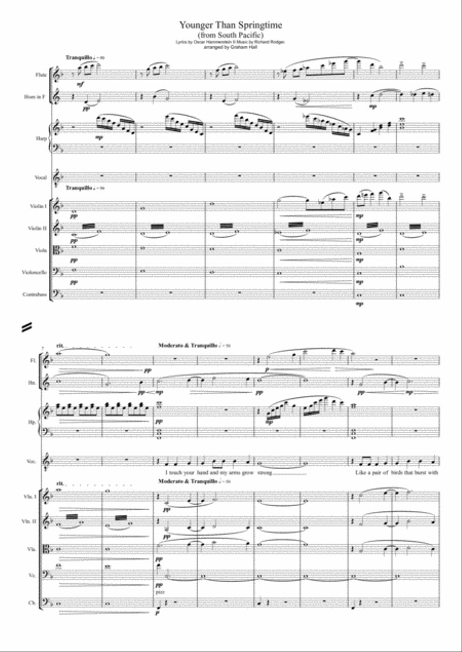 Younger Than Springtime Chamber Orchestra scores gallery preview page 2