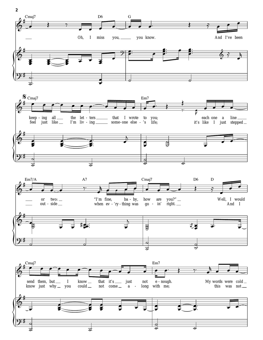 Home Piano, Vocal scores gallery preview page 2