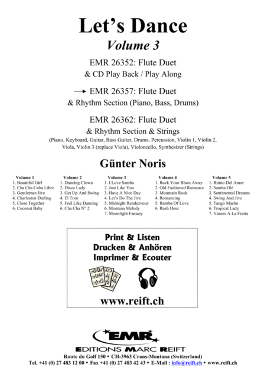 Let's Dance Volume 3 Flute Duet scores gallery preview page 2