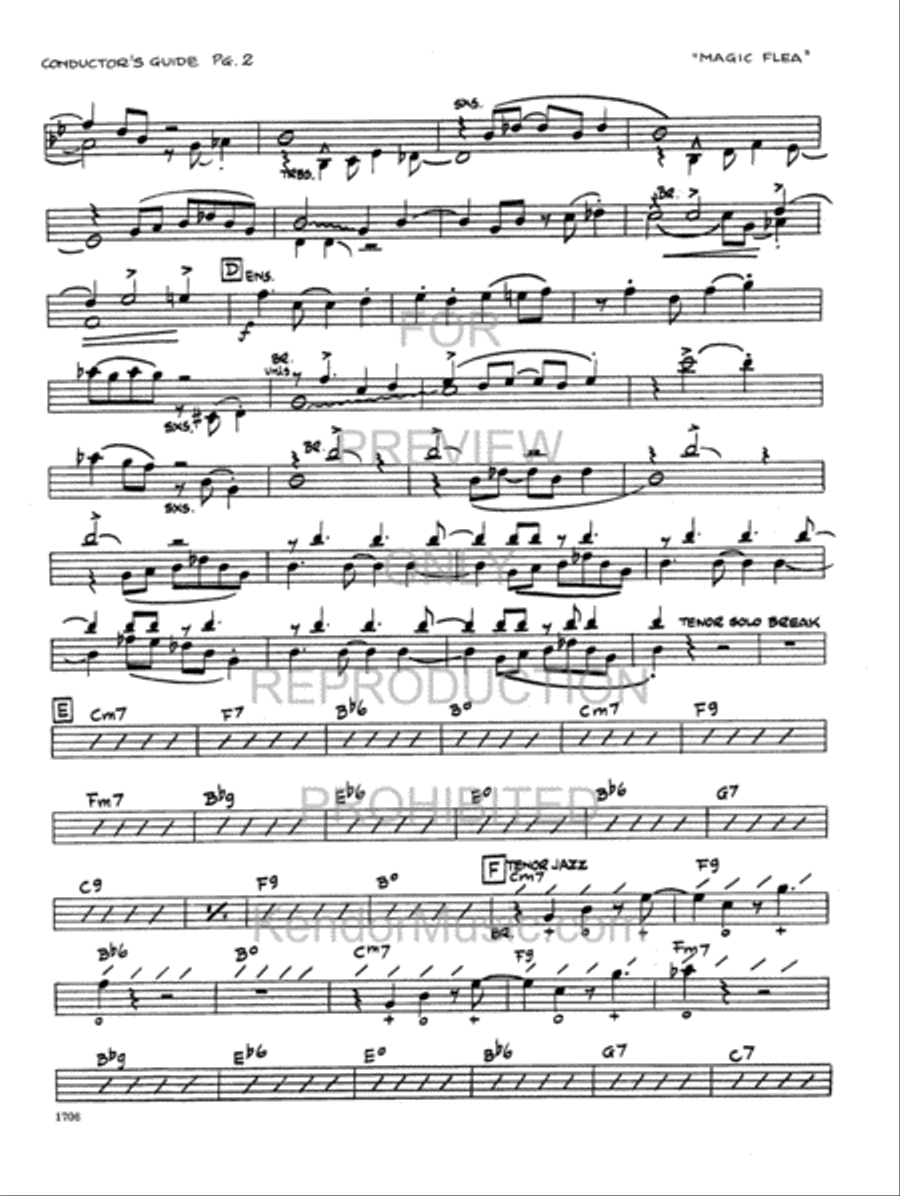 Magic Flea Jazz Ensemble scores gallery preview page 3