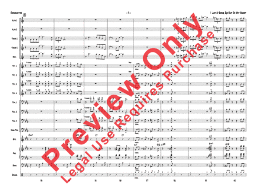 I Let a Song Go Out of My Heart Jazz Ensemble scores gallery preview page 24