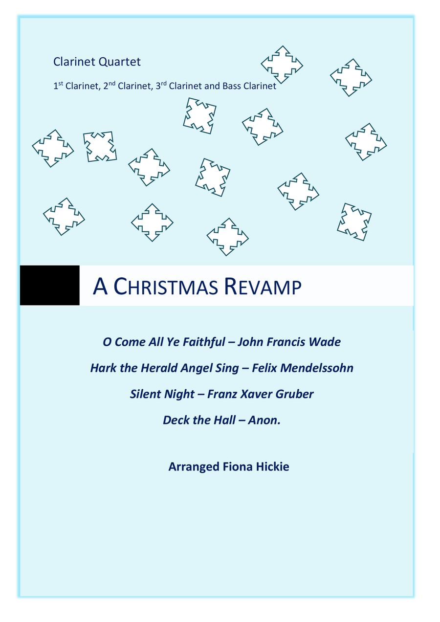 A Christmas Revamp A Christmas Revamp Clarinet Quartet scores gallery preview page 1