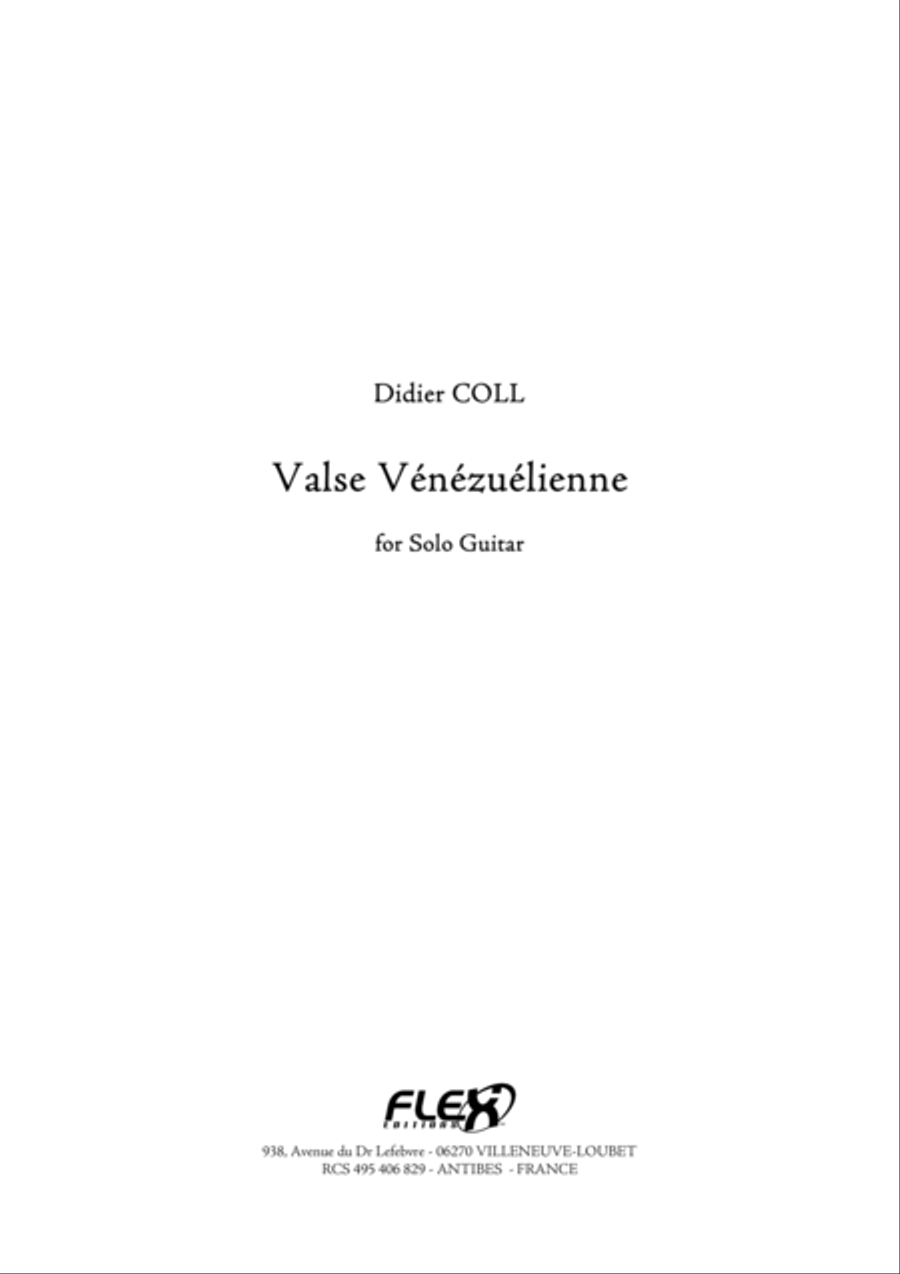 Valse Venezuelienne image number null