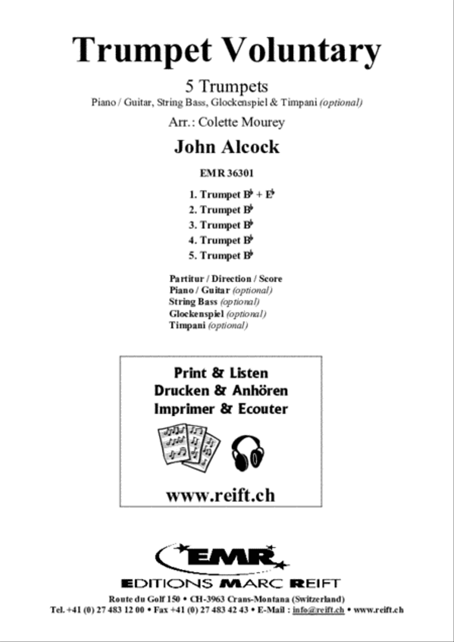 Trumpet Voluntary Trumpet scores gallery preview page 2