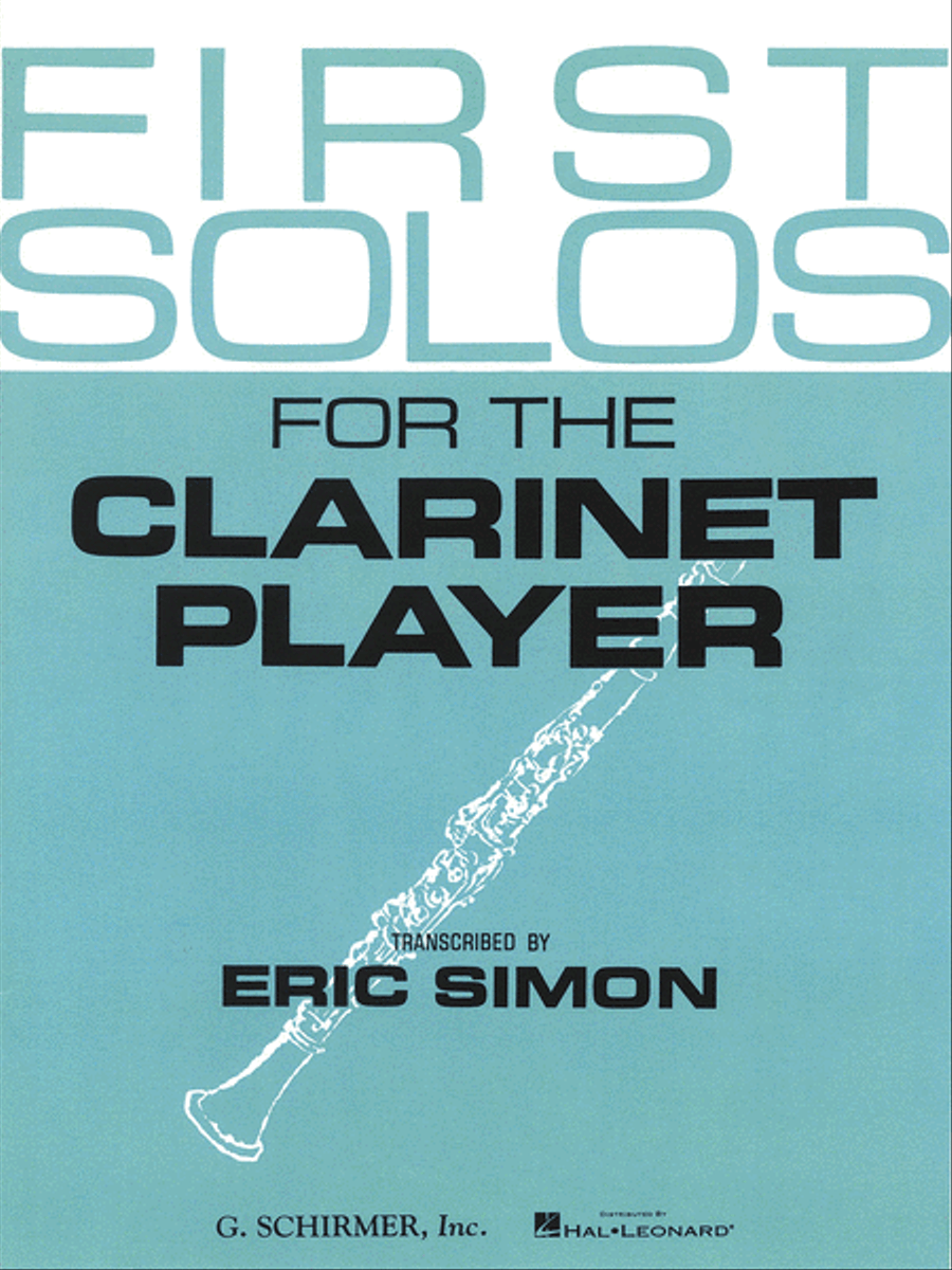 First Solos for the Clarinet Player Clarinet Solo scores gallery preview page 1