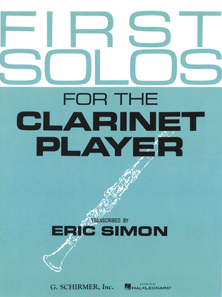 Book cover for First Solos for the Clarinet Player
