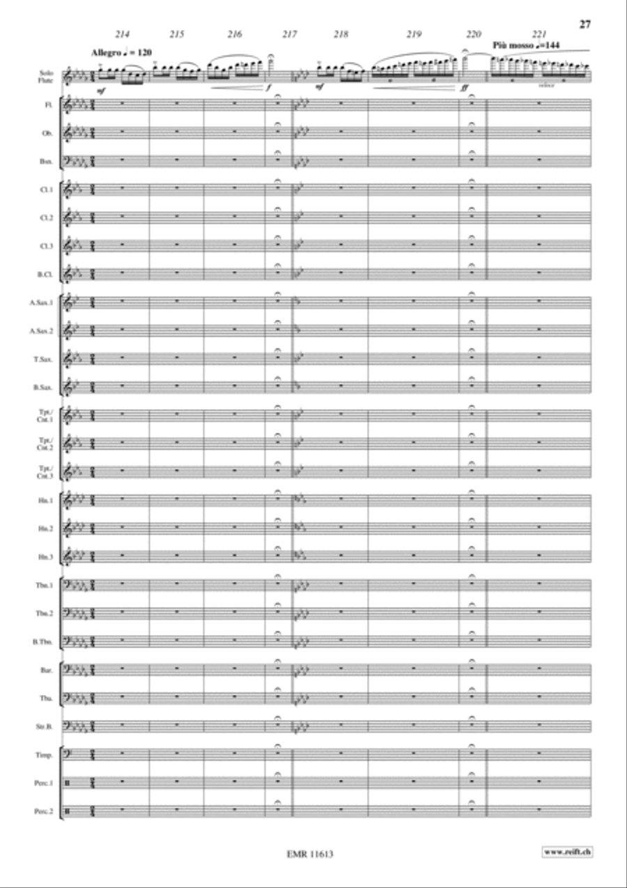 Carmen Fantasy Carmen Fantasy Concert Band scores gallery preview page 28