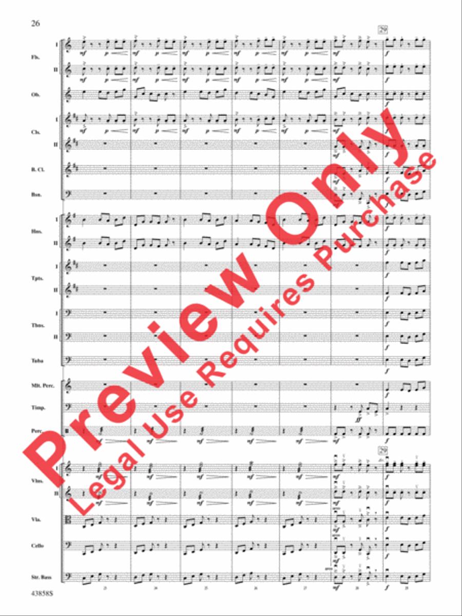 A Northumbrian Folk Song Suite Full Orchestra scores gallery preview page 27