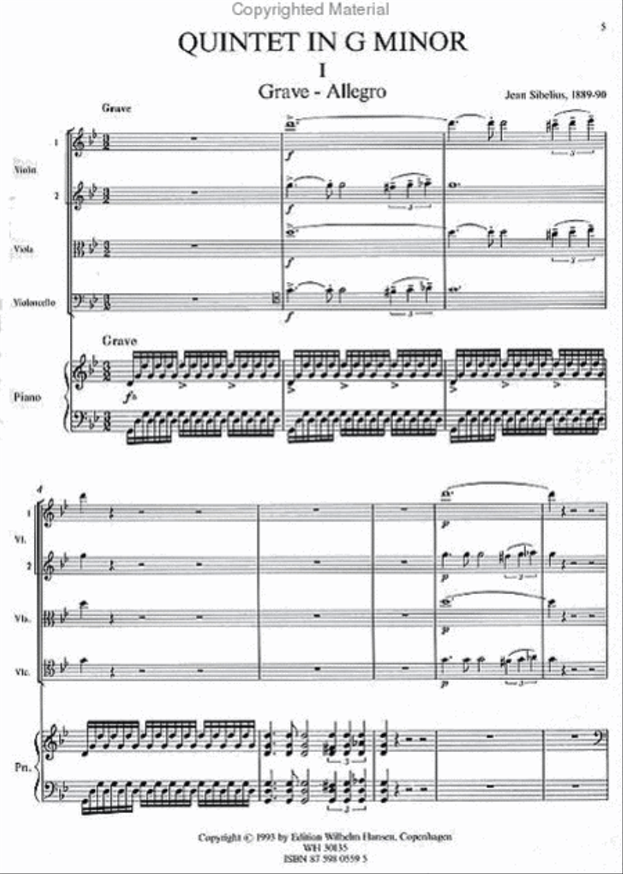 Piano Quintet Piano Quintet scores gallery preview page 2