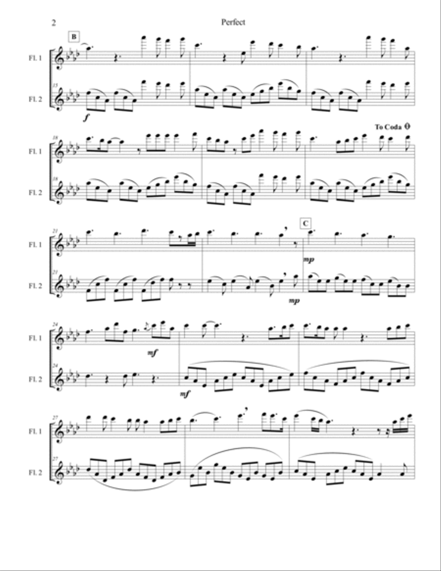 Perfect Flute Duet scores gallery preview page 2