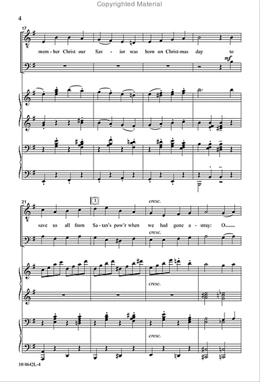 God Rest You Merry, Gentlemen TTBB scores gallery preview page 4