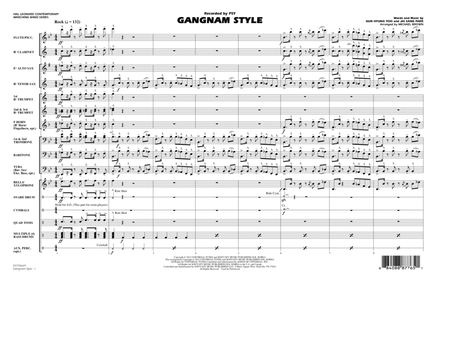 Gangnam Style - Full Score