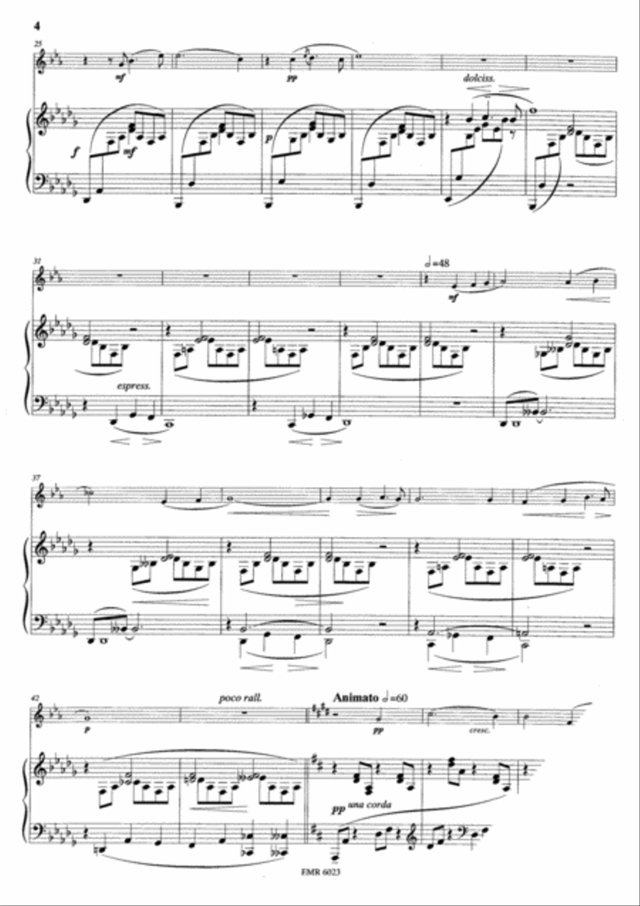 Romance Trumpet Solo scores gallery preview page 5