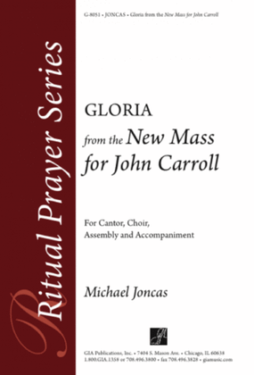 Book cover for Gloria from the "New Mass for John Carroll" - Full Score and Parts