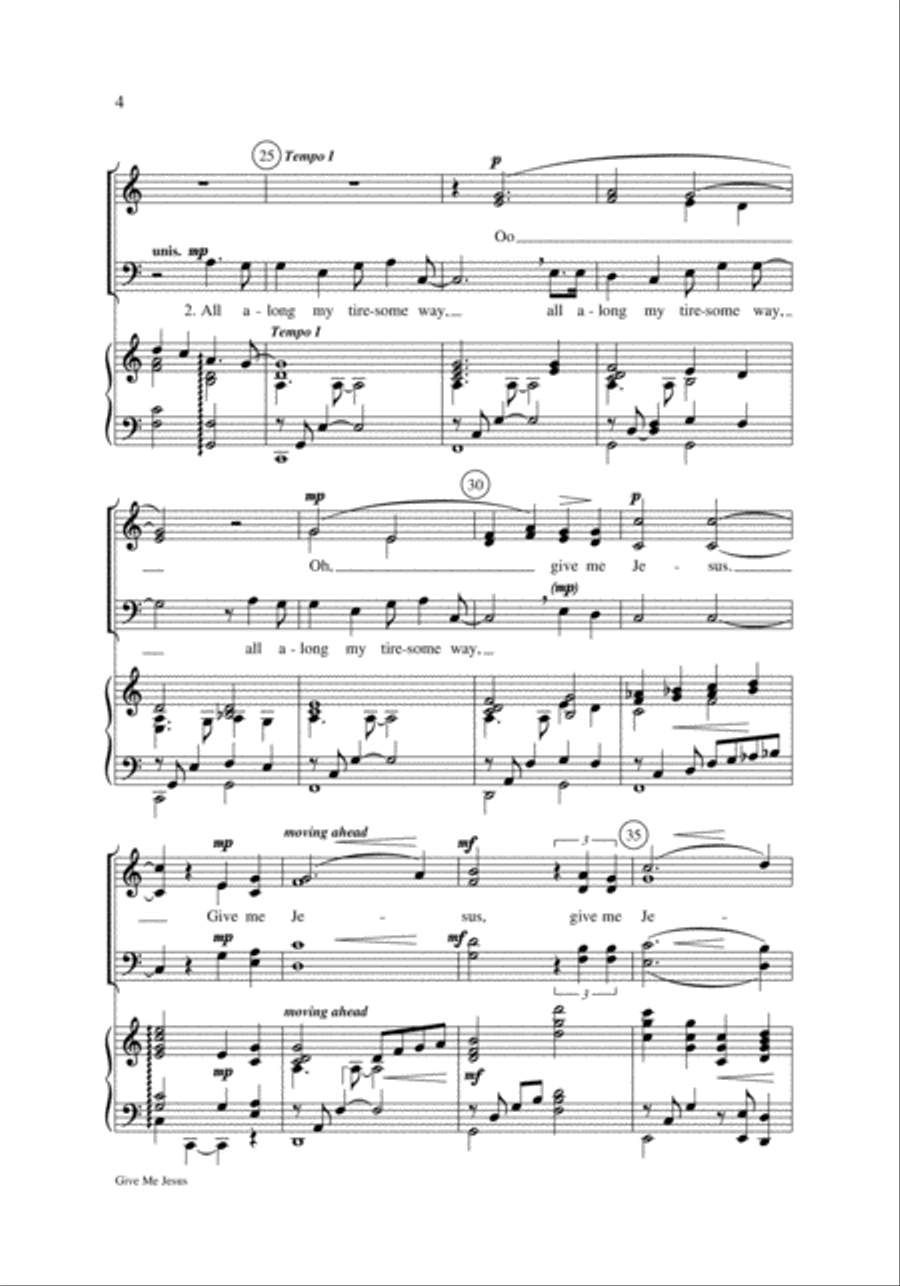 Give Me Jesus Give Me Jesus 4-Part scores gallery preview page 11