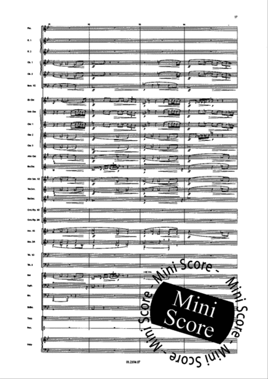 Die Meistersinger von Nurnberg Concert Band scores gallery preview page 21