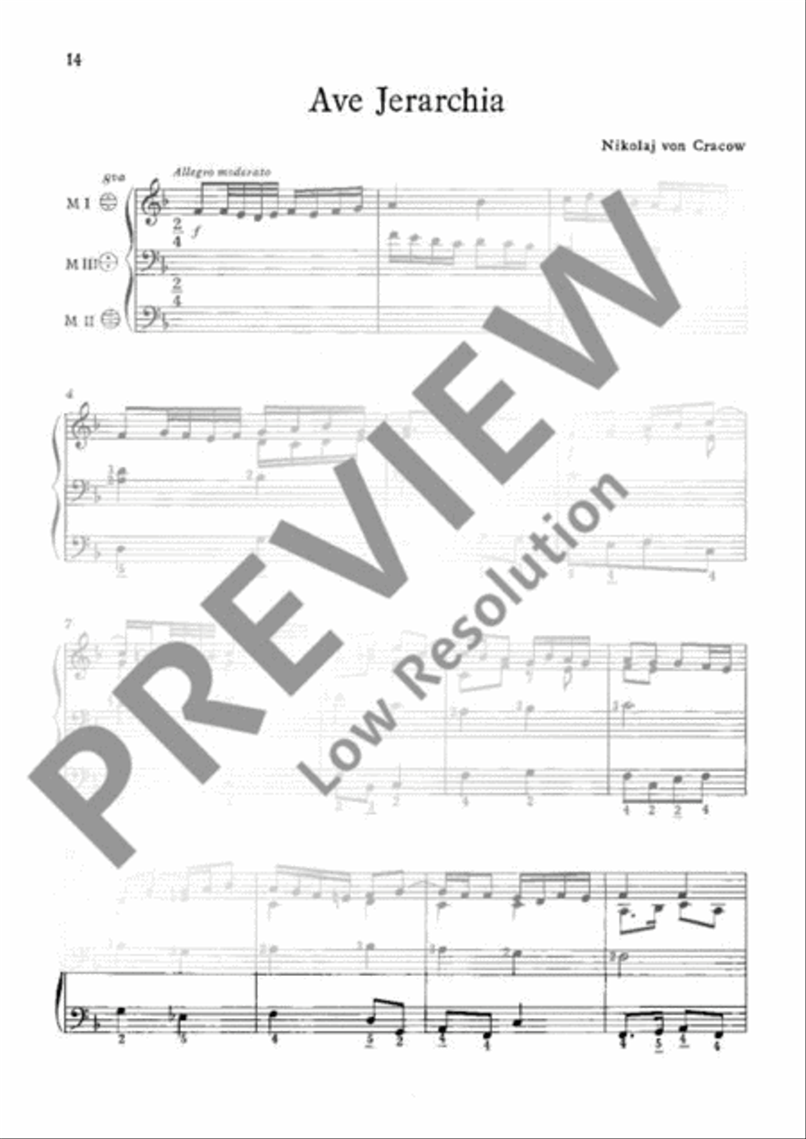 Polish Renaissance Music Accordion scores gallery preview page 15