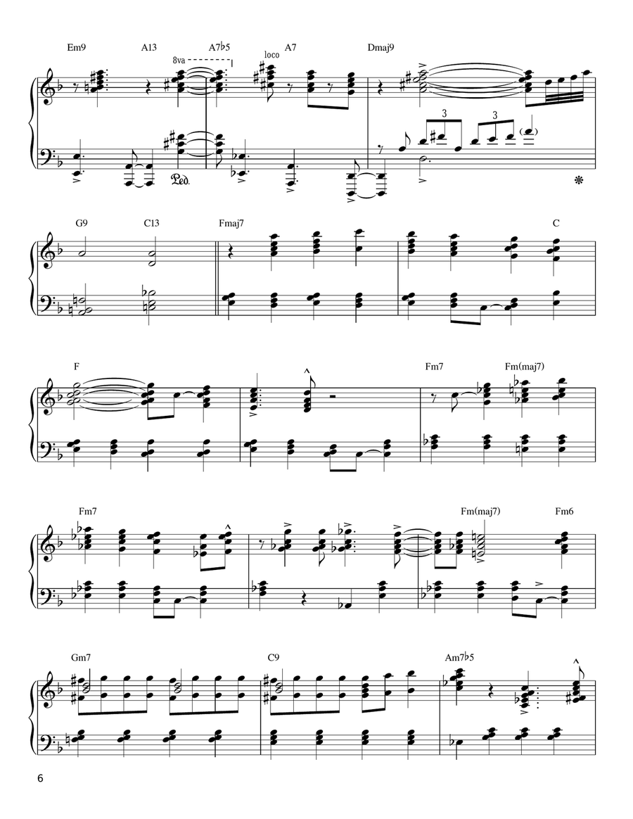 I'll Remember April Piano Solo scores gallery preview page 6