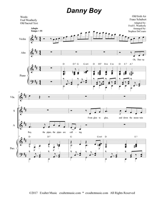 Danny Boy (Funeral Version) (Duet for Soprano and Alto Solo)