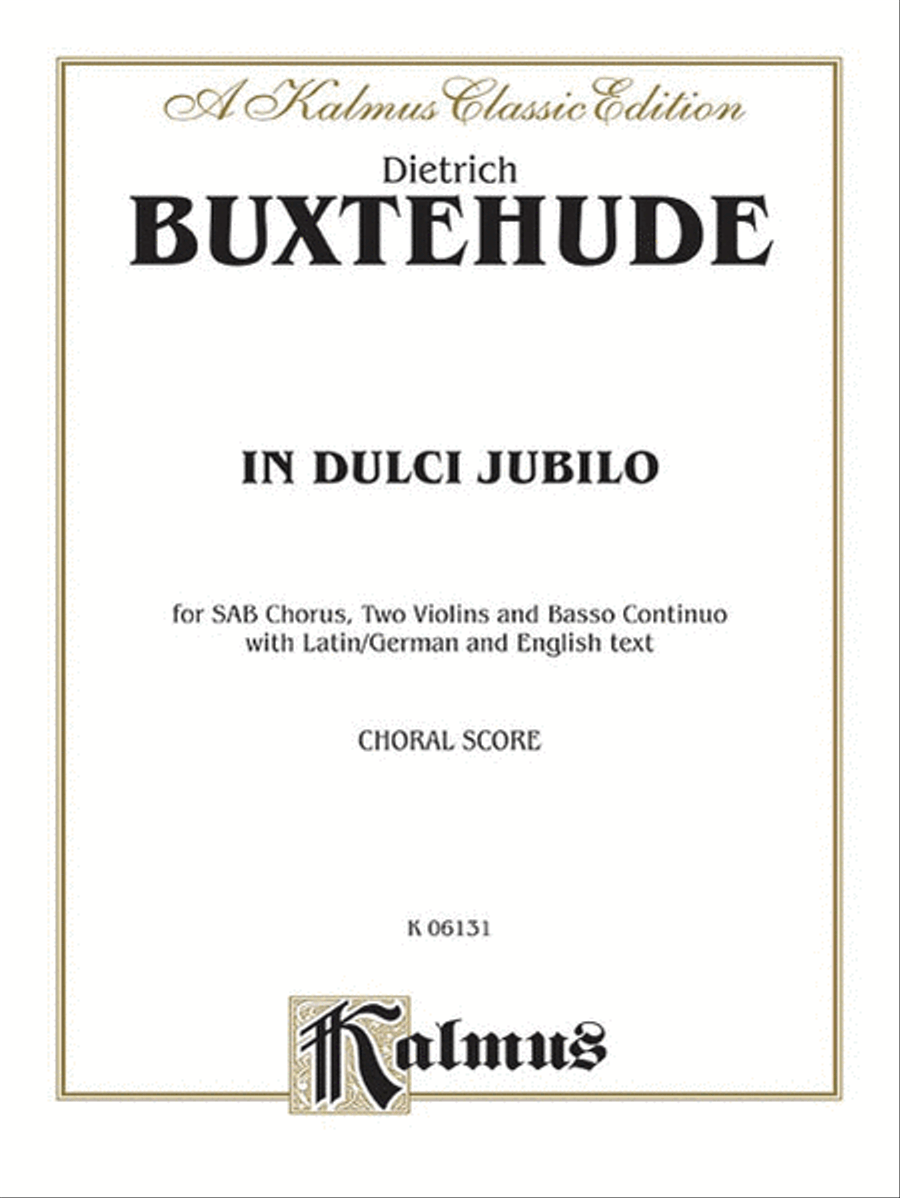 In Dulci Jubilo 3-Part scores gallery preview page 1