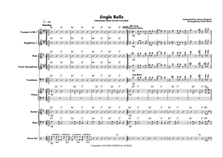 Jingle Bells Large Ensemble scores gallery preview page 1