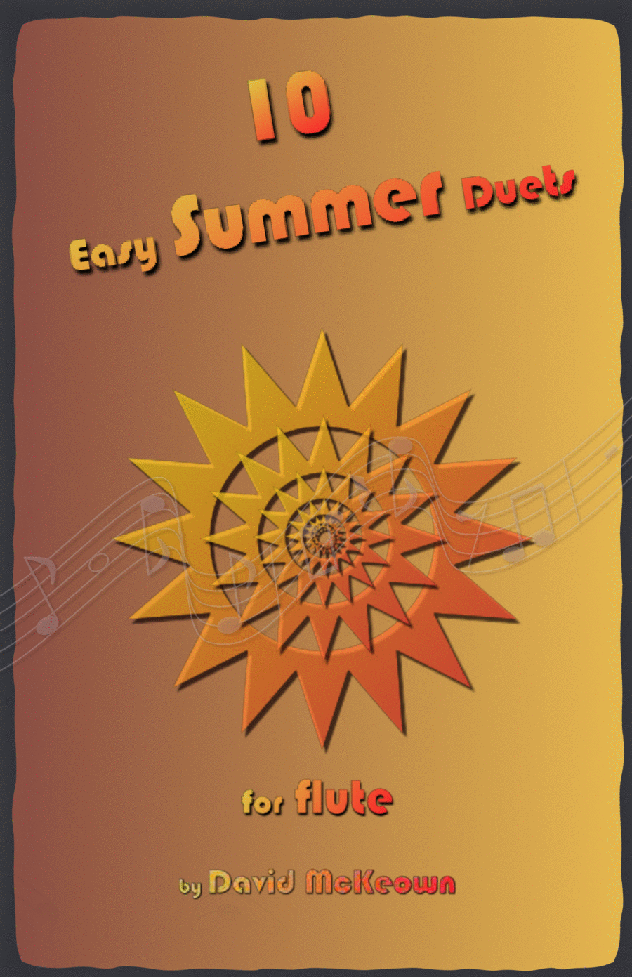 10 Easy Summer Duets for Flute Flute Duet scores gallery preview page 1