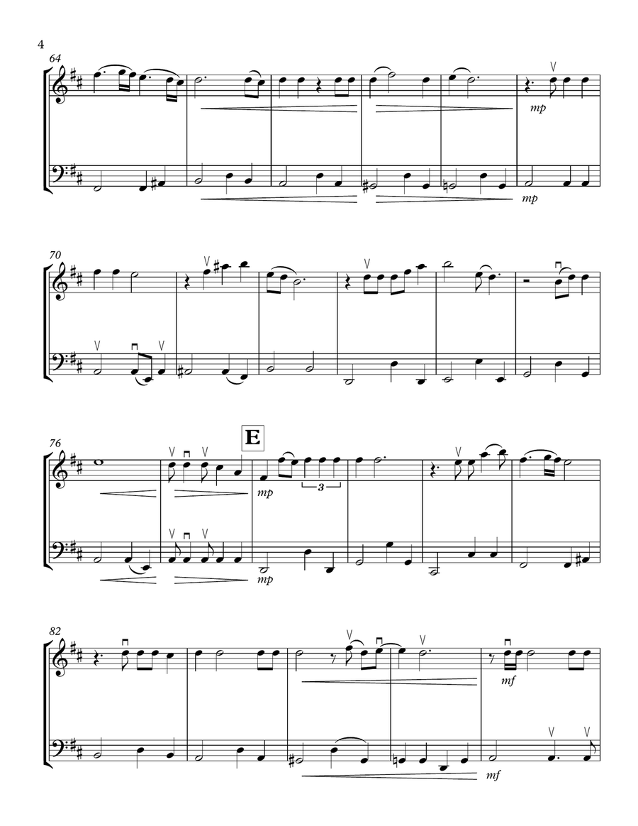 Your Song String Duet scores gallery preview page 4
