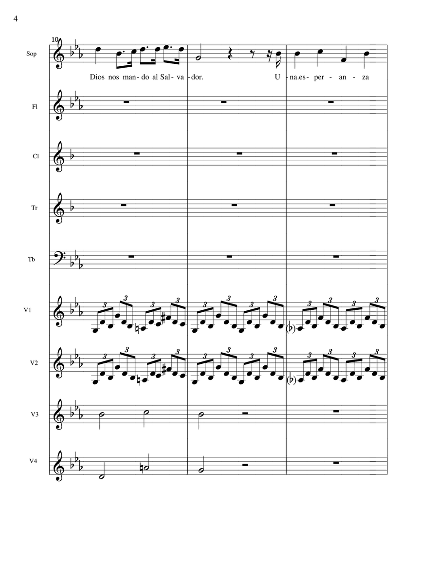 Santa la Noche - solista con orquesta Large Ensemble scores gallery preview page 5