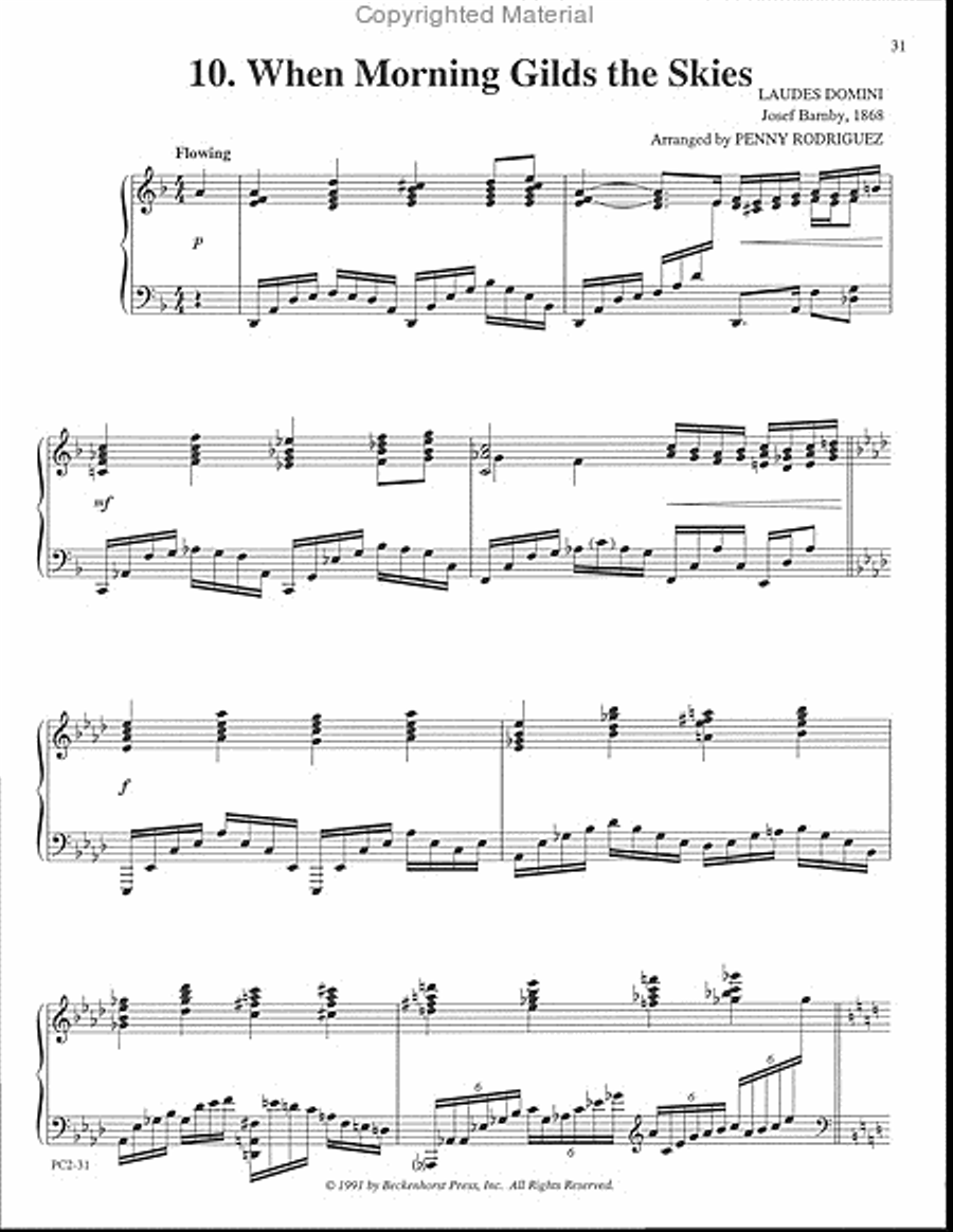 Portraits of Praise Portraits of Praise Piano Solo scores gallery preview page 9
