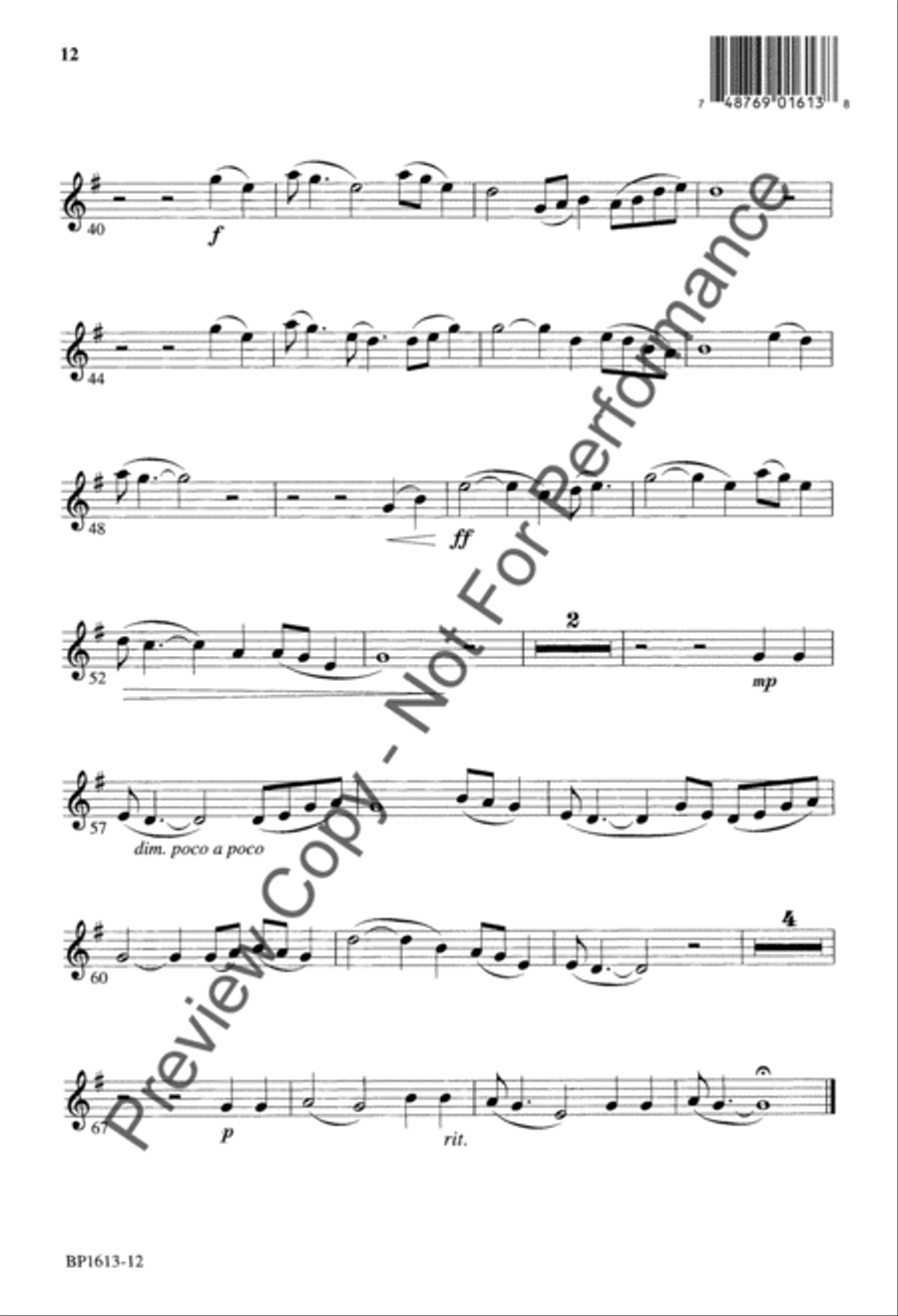 We Are Trav'lers On a Journey 4-Part scores gallery preview page 13