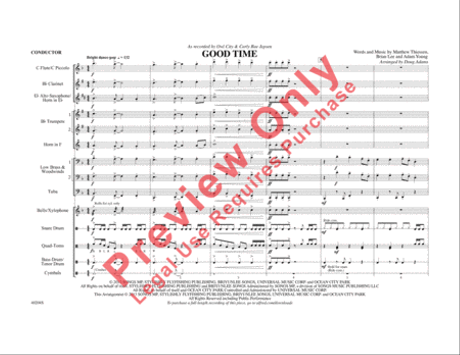 Good Time Marching Band scores gallery preview page 2