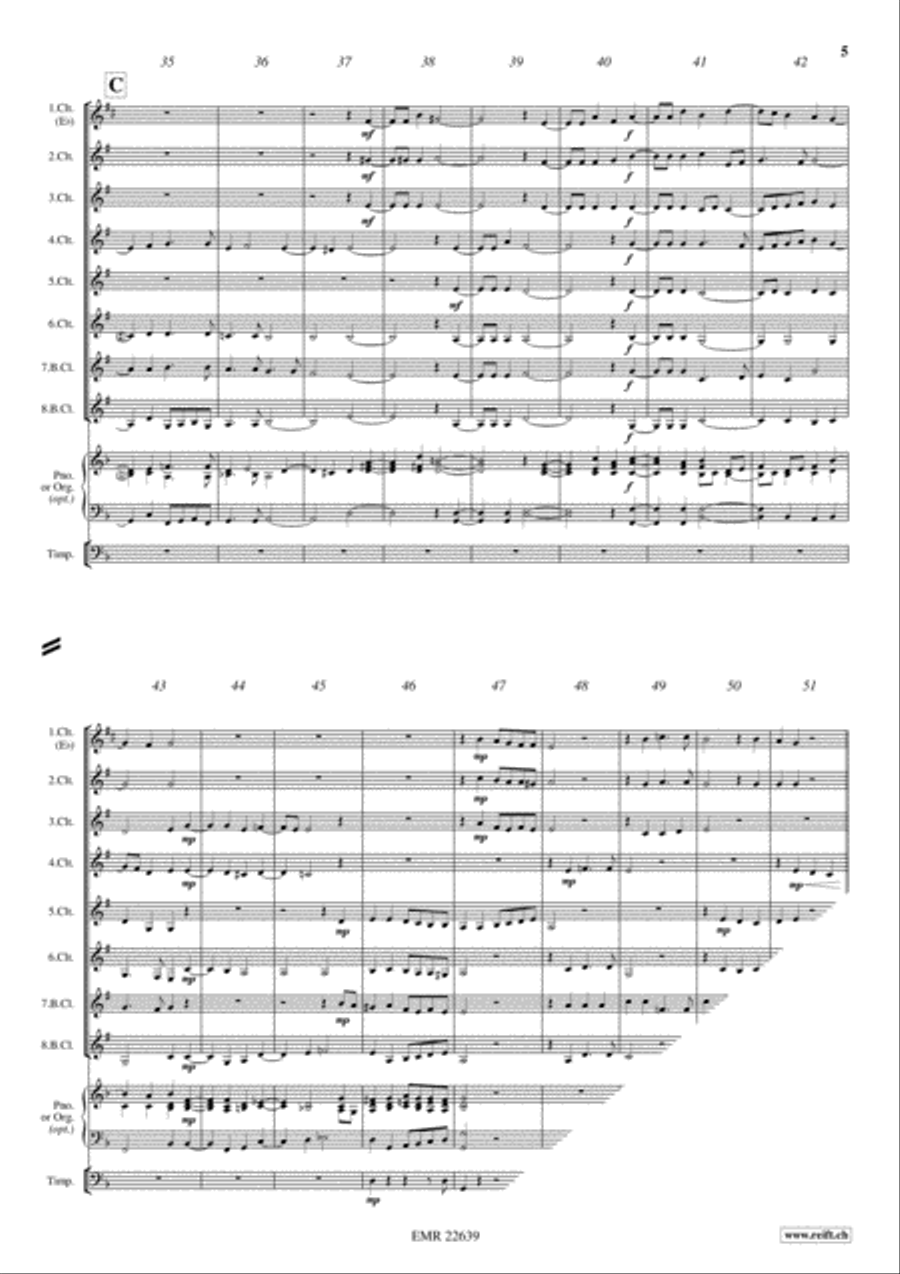 Sonata Pian e Forte Clarinet scores gallery preview page 5