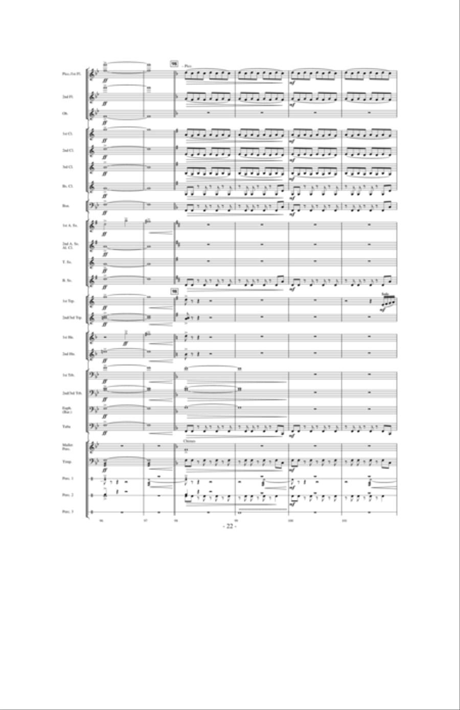 Of Honor and Valor Eternal Concert Band scores gallery preview page 21