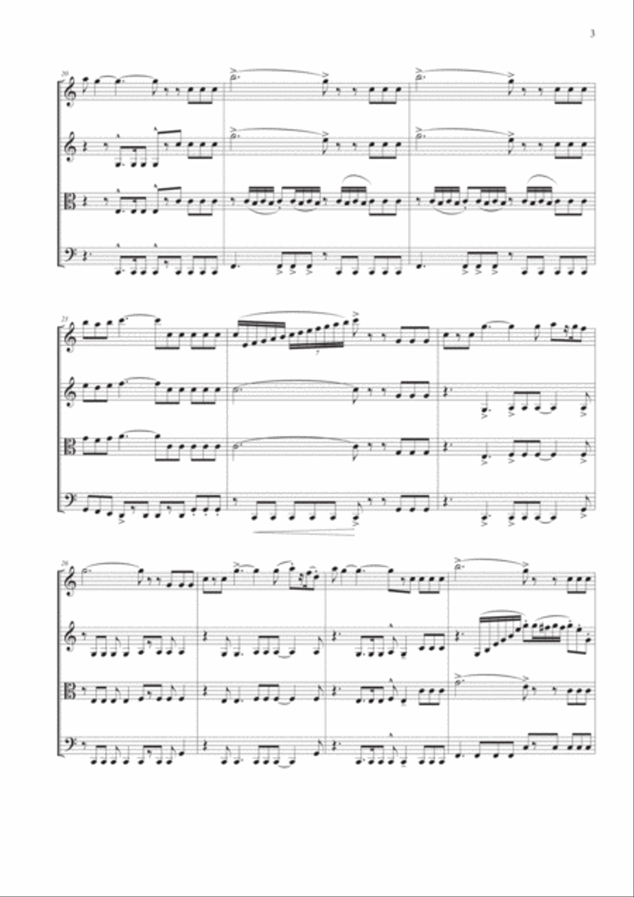 Superman String Quartet scores gallery preview page 3