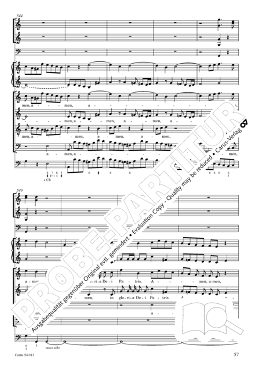 Missa Sancti Cyrilli et Methodil 4-Part scores gallery preview page 66