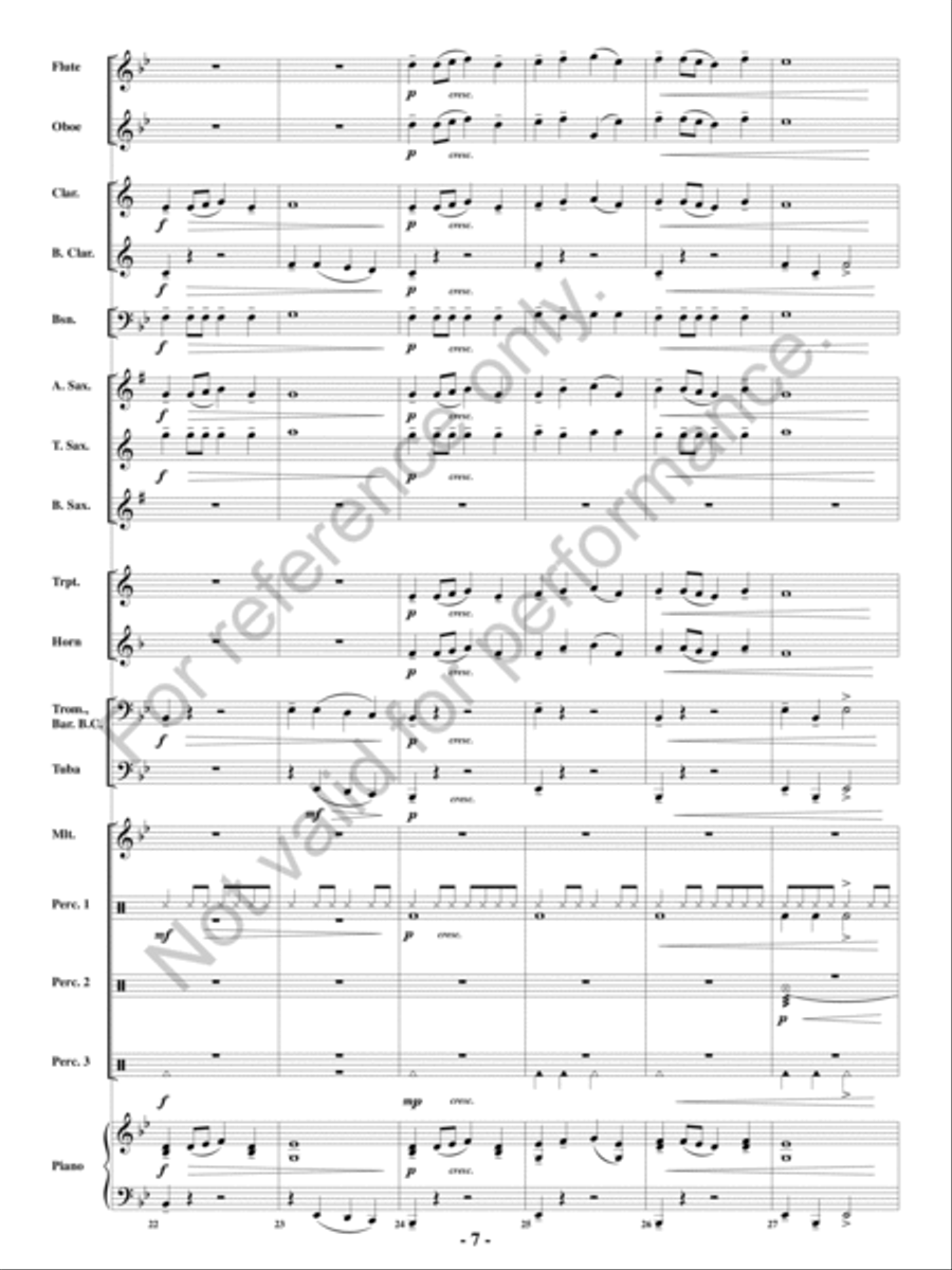 Appalachian Folk Dance Concert Band scores gallery preview page 6