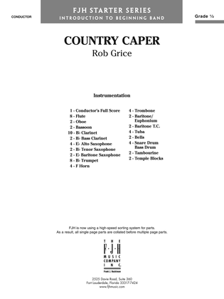 Country Caper: Score
