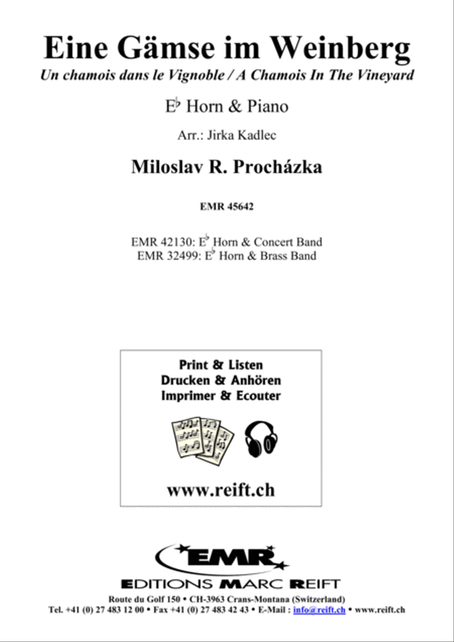 Eine Gamse im Weinberg Horn scores gallery preview page 2