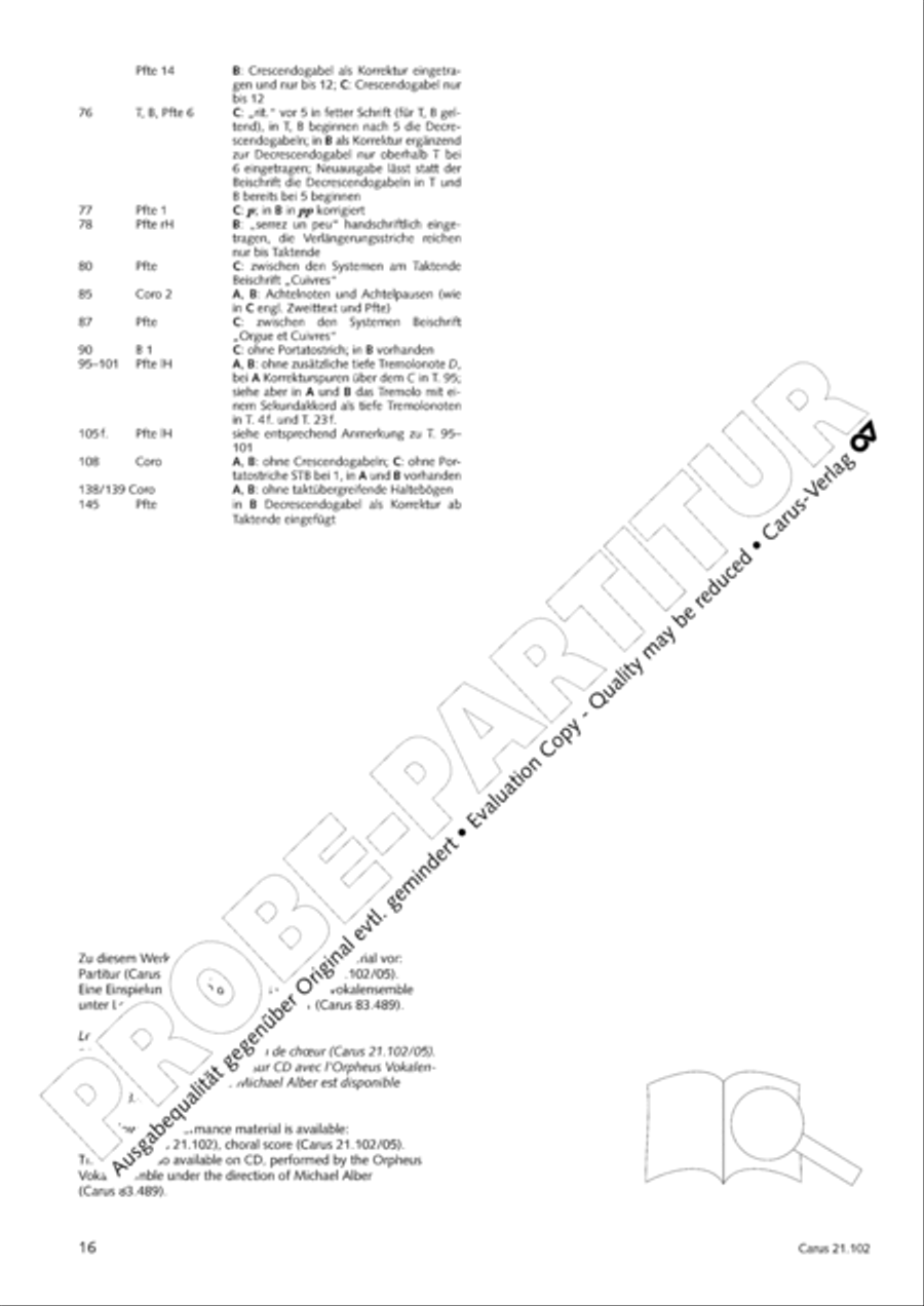 Psalm 24, LB 36 Psalm 24, LB 36 4-Part scores gallery preview page 21
