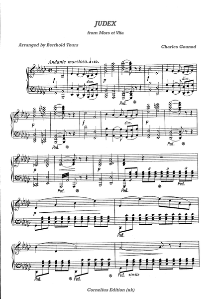 Judex from 'Mors et Vita' for solo piano