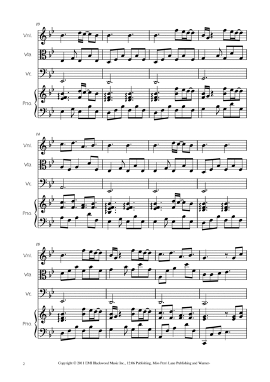 A Thousand Years A Thousand Years String Trio scores gallery preview page 4