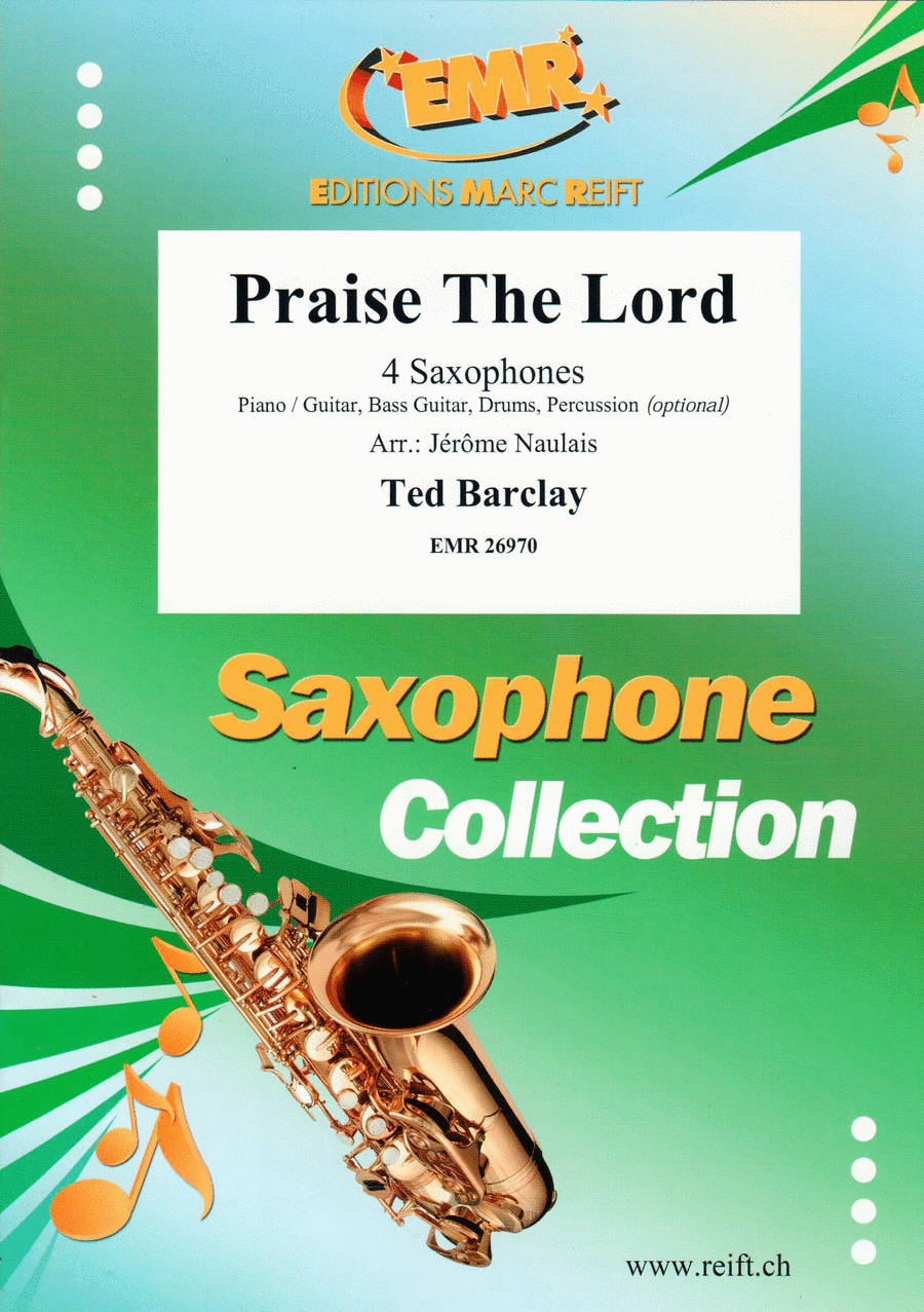 Praise The Lord Praise The Lord Saxophone Ensemble scores gallery preview page 1
